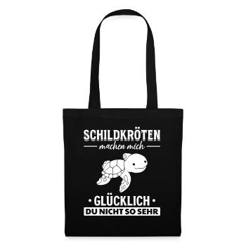 Turtles Make Me Happy You Not So - Tote Bag - black - Front