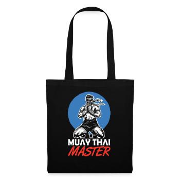 Muay Thai Master Martial Arts Fighter Fight - Tote Bag - black - Front