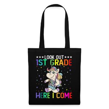 Look Out 1st Grade Here I Come - Tote Bag - black - Front