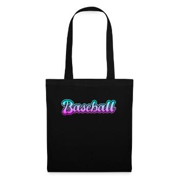 Base-ball - Sac en tissu - noir - Devant