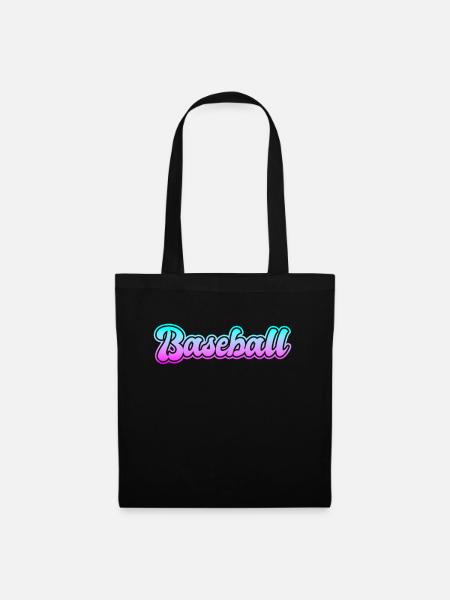 Baseball - Stoffbeutel - Schwarz