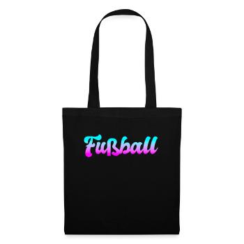 Fußball - Stoffbeutel - Schwarz - Vorne