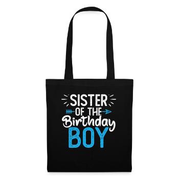 Sister Of The Birthday Boy - Tote Bag - black - Front