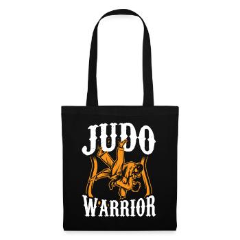 Judo Guerrier Arts Martiaux Judoka Arts Martiaux Hobby - Sac en tissu - noir - Devant