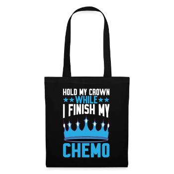 Tenez ma couronne pendant que je termine ma chimio 29 - Sac en tissu - noir - Devant