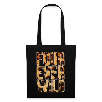 Four Ever Wild 27 - Stoffbeutel - Schwarz - Vorne