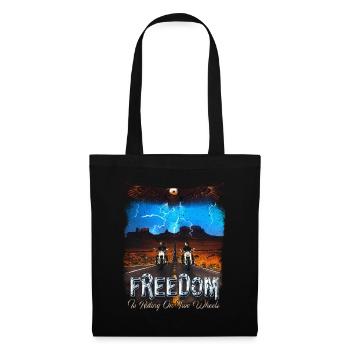 Moto Freedom Vintage Classic Biker - Sac en tissu - noir - Devant