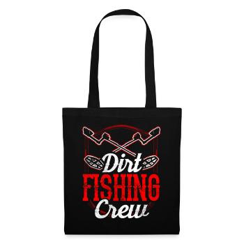 Équipe de pêche à la saleté Détection des métaux - Sac en tissu - noir - Devant