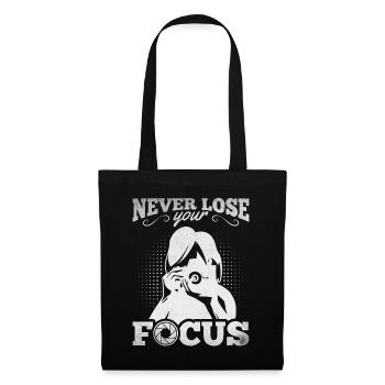 Photographer Camera Funny Photographer Never Lose - Tote Bag - black - Front