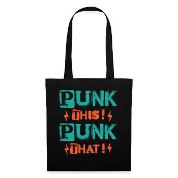 Punk Ça! Punk ça ! - Gothique - Gothique - Concert - Sac en tissu - noir - Devant