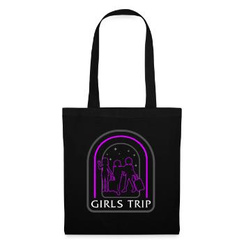 Girls Trip 2022 Chemise, Vintage Drinking Vacation - Sac en tissu - noir - Devant