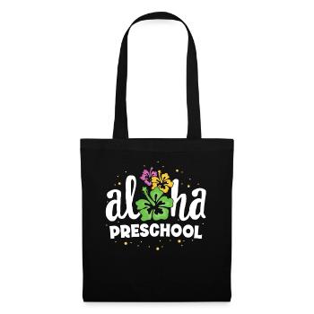 Aloha Preschool Pre-K Lehrer Erster Tag zurück zu - Stoffbeutel - Schwarz - Vorne