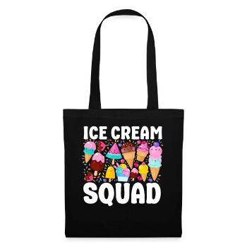Ice Cream Team Cone Popsicle Ice - Stoffbeutel - Schwarz - Vorne