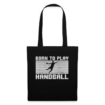 Handball - Sac en tissu - noir - Devant