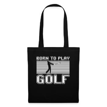 Golf - Stoffbeutel - Schwarz - Vorne