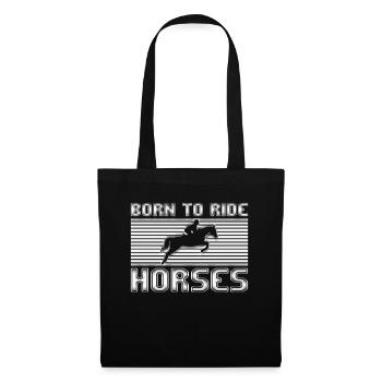 Horse riding - Tote Bag - black - Front