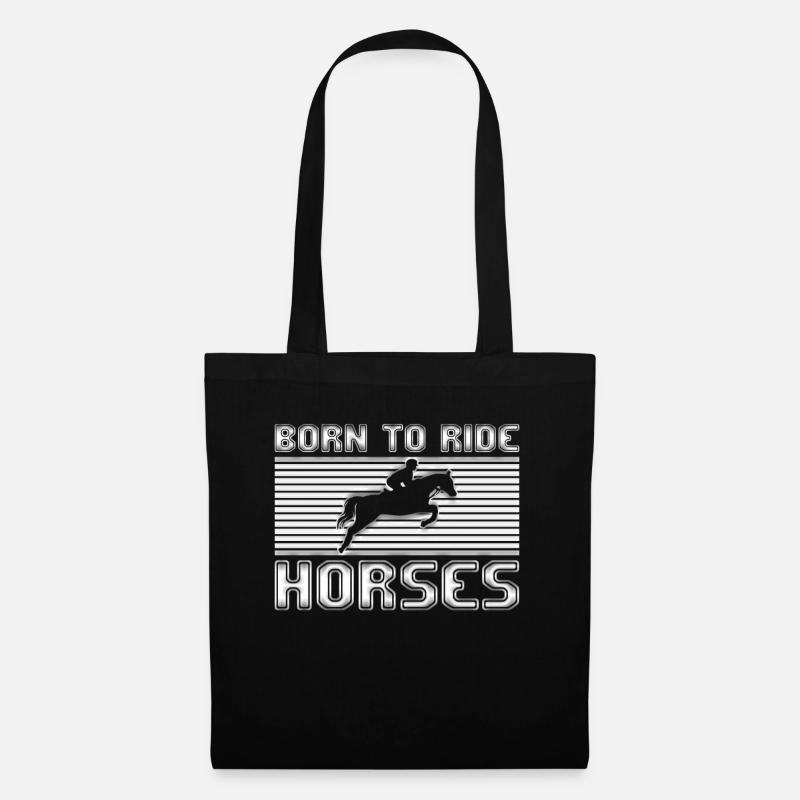 Équitation - Sac en tissu - noir