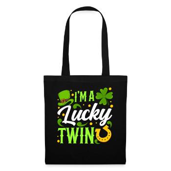 I am a happy twin Ireland Irish - Tote Bag - black - Front