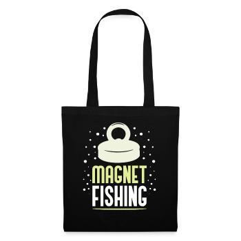 Aimant magnétique de pêcheur magnétique de pêche - Sac en tissu - noir - Devant