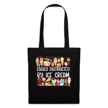 Ice Cream Cone Popsicle Easily - Tote Bag - black - Front