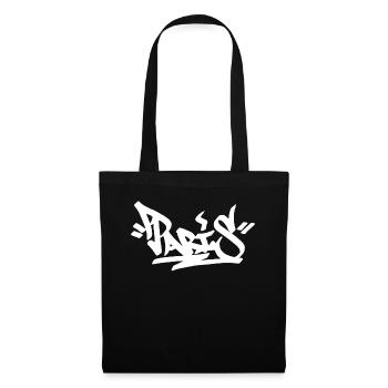Paris City Graffiti Street Art Handstyle France Hi - Stoffbeutel - Schwarz - Vorne