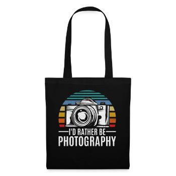 Photographe Photographe Je préfère - Sac en tissu - noir - Devant