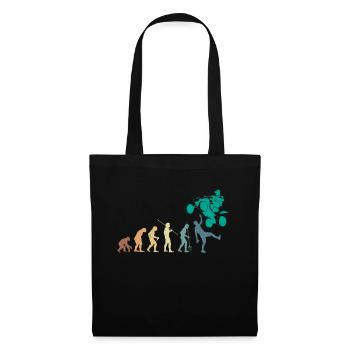 Vintage Retro Evolution Quad Shirt Gift - Tote Bag - black - Front
