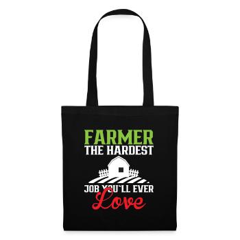 Farmer the hardest job you'll love Farmer - Tote Bag - black - Front