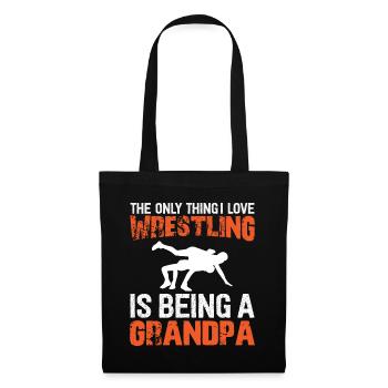 La seule chose que j’aime, c’est être grand-père - Sac en tissu - noir - Devant