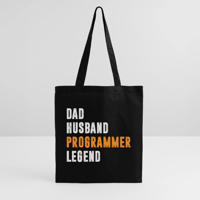 Dad Husband Programmer Legend Coder Coding Stoffbeutel