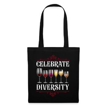 Sommelier Wine Drinking Tasting - Stoffbeutel - Schwarz - Vorne