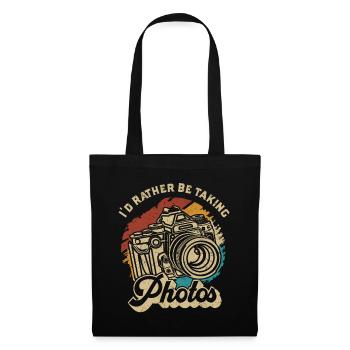 Lovers of photography I would rather take photos - Tote Bag - black - Front