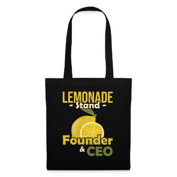 Lemonade Stand Founder and CEO Limonadenstand - Tote Bag - black - Front