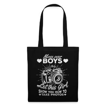 Photography Girl - Let yourself be pampered by this - Tote Bag - black - Front