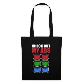 Check Out My ABS 3D Printing 3D Printer Lover - Tote Bag - black - Front