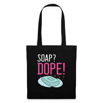 Homemade soap design for oil soap making - Tote Bag - black - Front