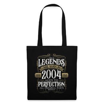 Legend 2004 18th Birthday Gift Men Funny - Tote Bag - black - Front