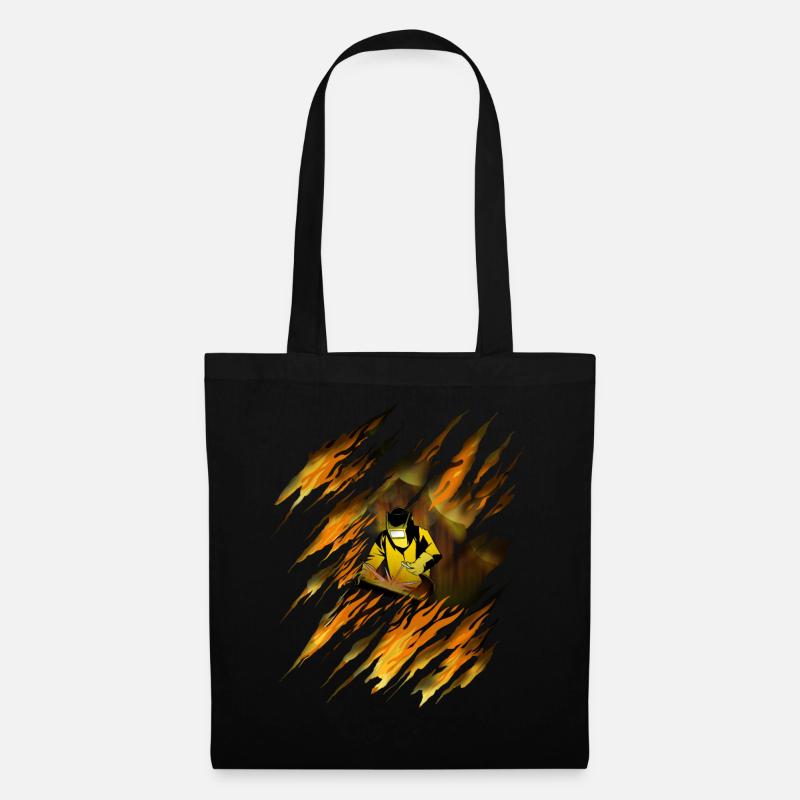Soudeurs soudeuse machine soudeur - Sac en tissu - noir