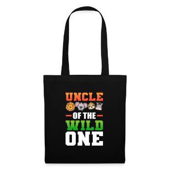 Uncle of the Wild One Nephew Niece - Stoffbeutel - Schwarz - Vorne