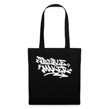 Trouble Maker Graffiti Handstil Zitat Hip Hop Kall - Stoffbeutel - Schwarz - Vorne