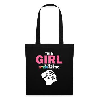 Steminist Science Design for Women Science - Tote Bag - black - Front