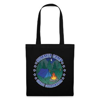 Camp d’été Chaos Coordinateur 4 - Sac en tissu - noir - Devant