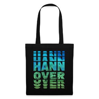 Hanovre Allemagne Ville Skyline Accueil Amour - Sac en tissu - noir - Devant