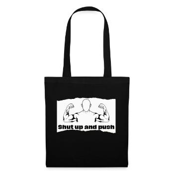 Motif de chemise d’entraînement physique pour tous les fans de Gym Jim - Sac en tissu - noir - Devant