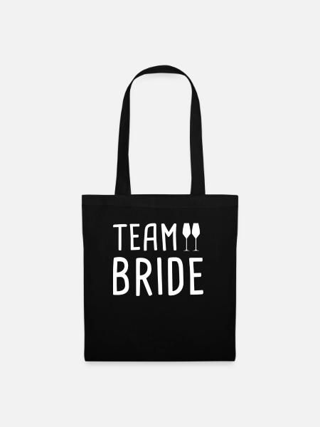 team bride - Stoffbeutel - Schwarz