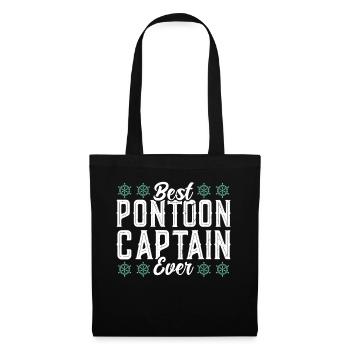 Best Pontoon Captain Of All Time - Pontoon Boat - Tote Bag - black - Front