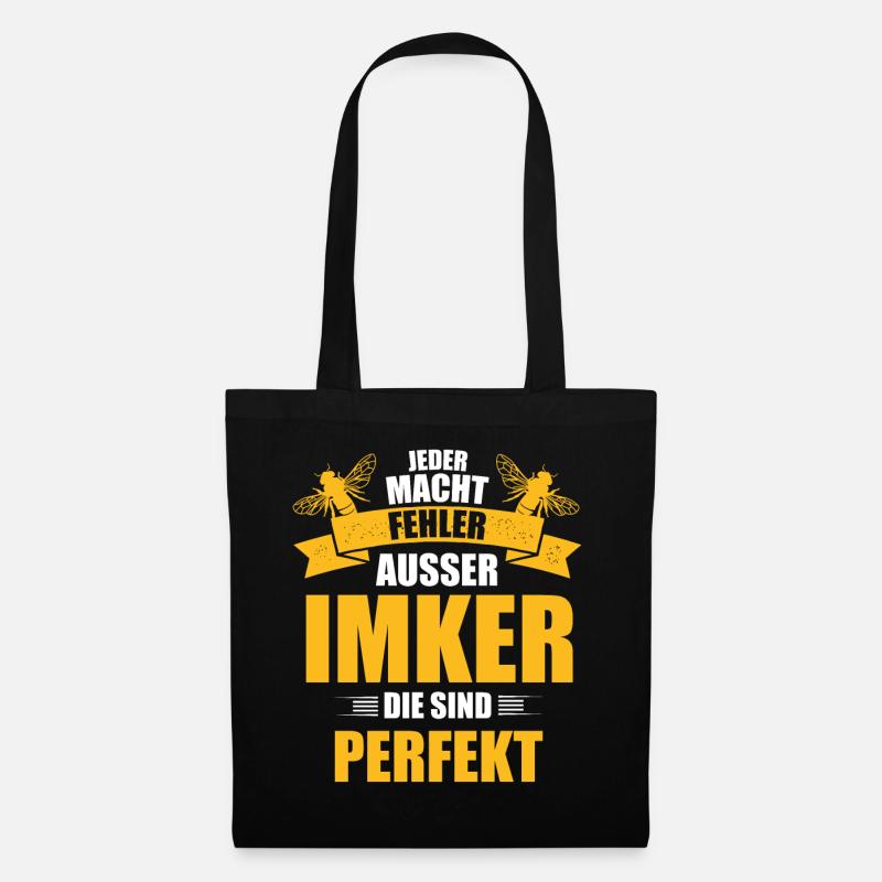 Imker Bienen - Stoffbeutel - Schwarz