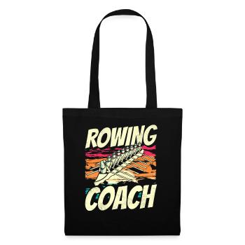 Rowing trainer Rowing Rowing Rowing Rowing Boat - Tote Bag - black - Front