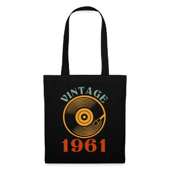 61 birthday born in 1961 - Tote Bag - black - Front