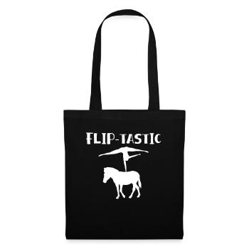 Flip-Tastic Voltagieren Horse Vaulting Shirt - Tote Bag - black - Front